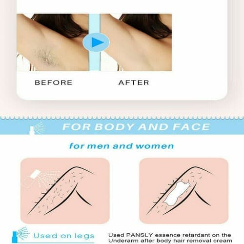 2 Pack Pansly Herbal Gentle Hair Spray Permanent Hair Growth Inhibitor - Thumbnail 2