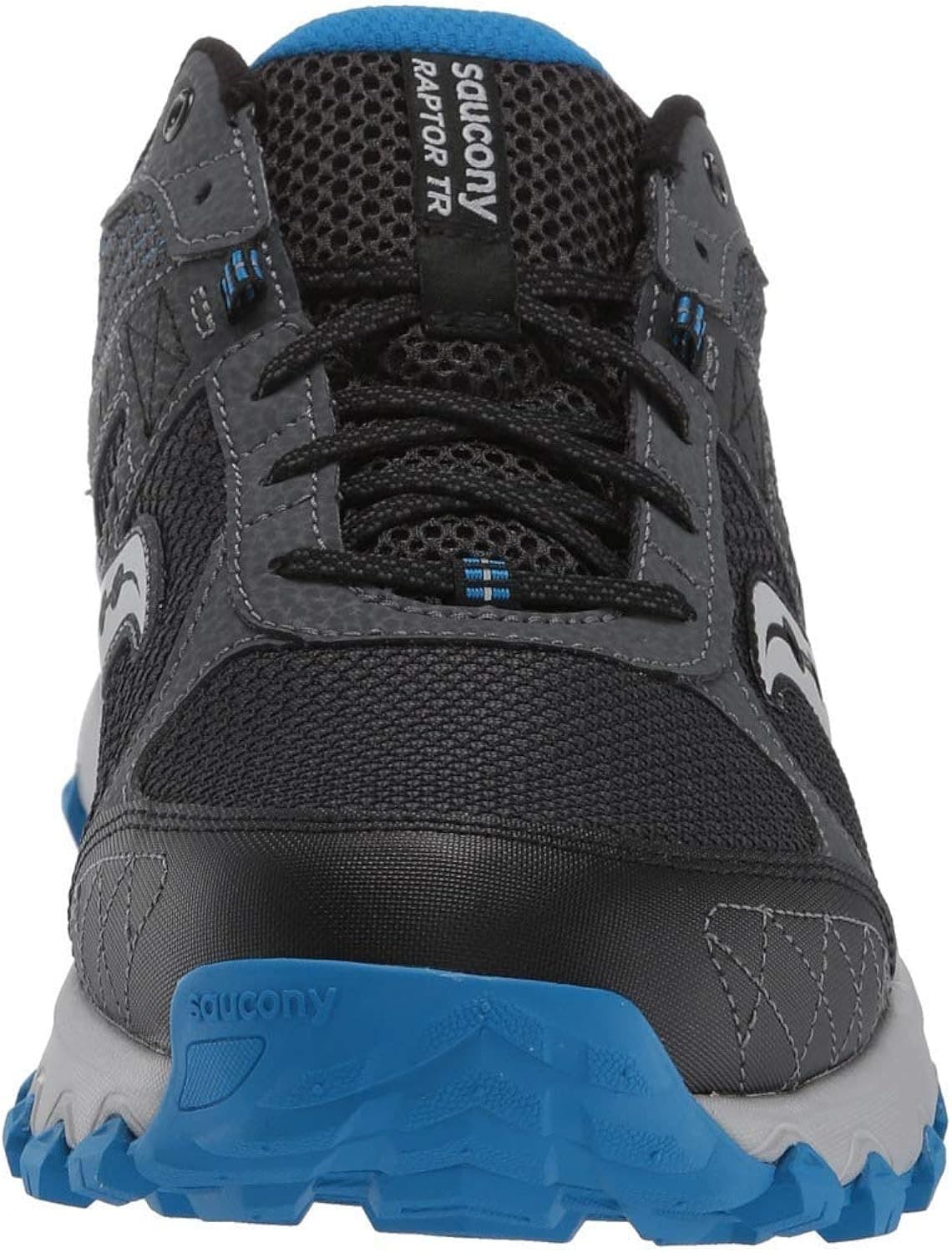 Saucony Grid Raptor TR 2 Men's Running shoes Charcoal/Blue 11 Wide - Thumbnail 5
