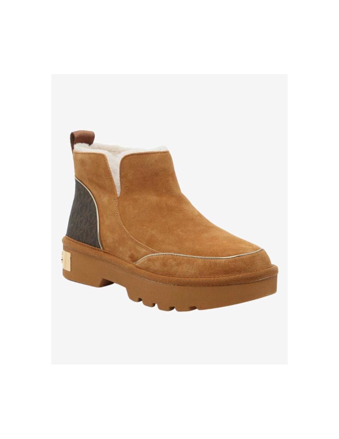 NEW MICHAEL KORS Tobbaco SUEDE LEATHER COMFORT BOOTS SIZE 8 M - Thumbnail 4