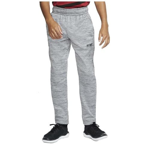 Nike THERMA Dri-Fit Big Boys' Sweatpants Charcoal Heather Size Medium - Image 1