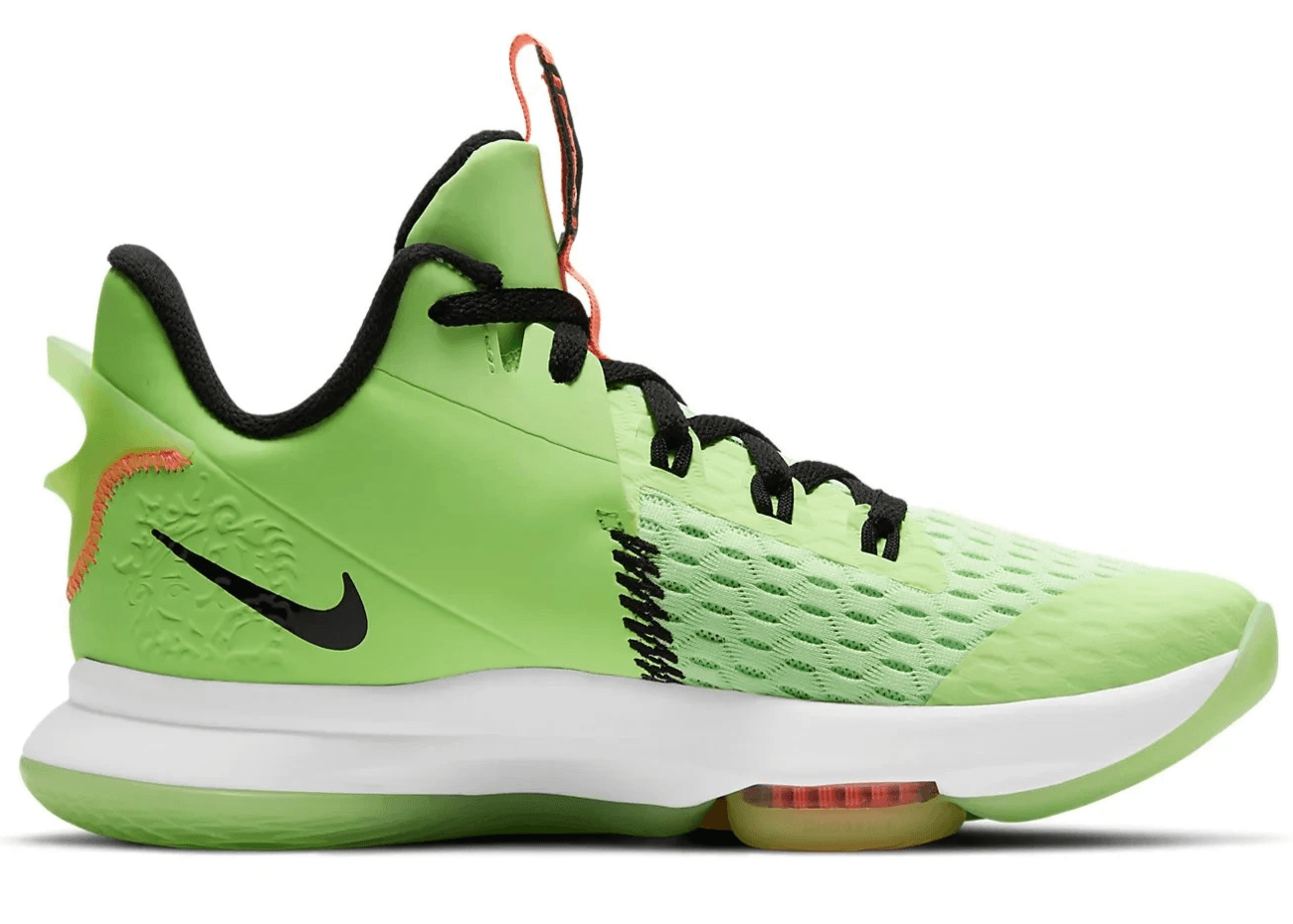 Nike Lebron Witness 5 V Grinch Lime Glow Shoes CQ9380-300 Men’s Size 10.5 - Thumbnail 2