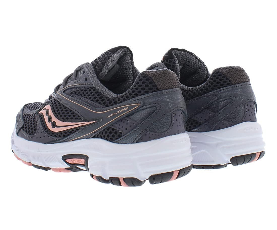 Saucony Grid Marauder 3 Running Shoes Sneakers Womens Slate/Peach, 10.5 US - Thumbnail 4