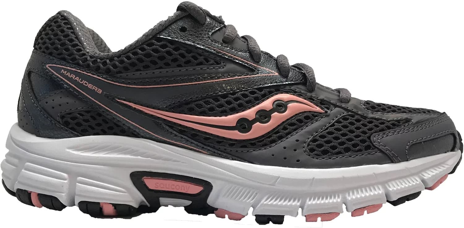 Saucony Grid Marauder 3 Running Shoes Sneakers Womens Slate/Peach, 10.5 US - Thumbnail 2