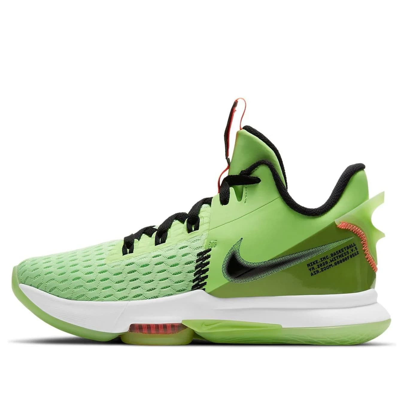 Nike Lebron Witness 5 V Grinch Lime Glow Shoes CQ9380-300 Men’s Size 10.5 - Thumbnail 3