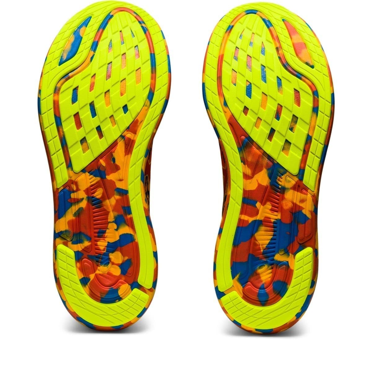 ASICS Noosa TRI 14 Men's Running Shoes Cherry Tomato Safety Yellow Size 9.5 M - Thumbnail 7