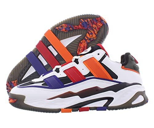 Adidas Originals Mens Size 8 Niteball White Black Red Basketball Court Shoes - Image 1