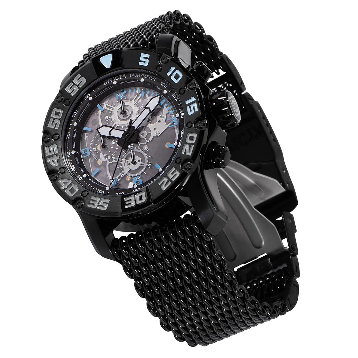 Invicta Racing JM Limited Edition Men’s 48mm Black Blue Stainless Steel Watch - Thumbnail 2