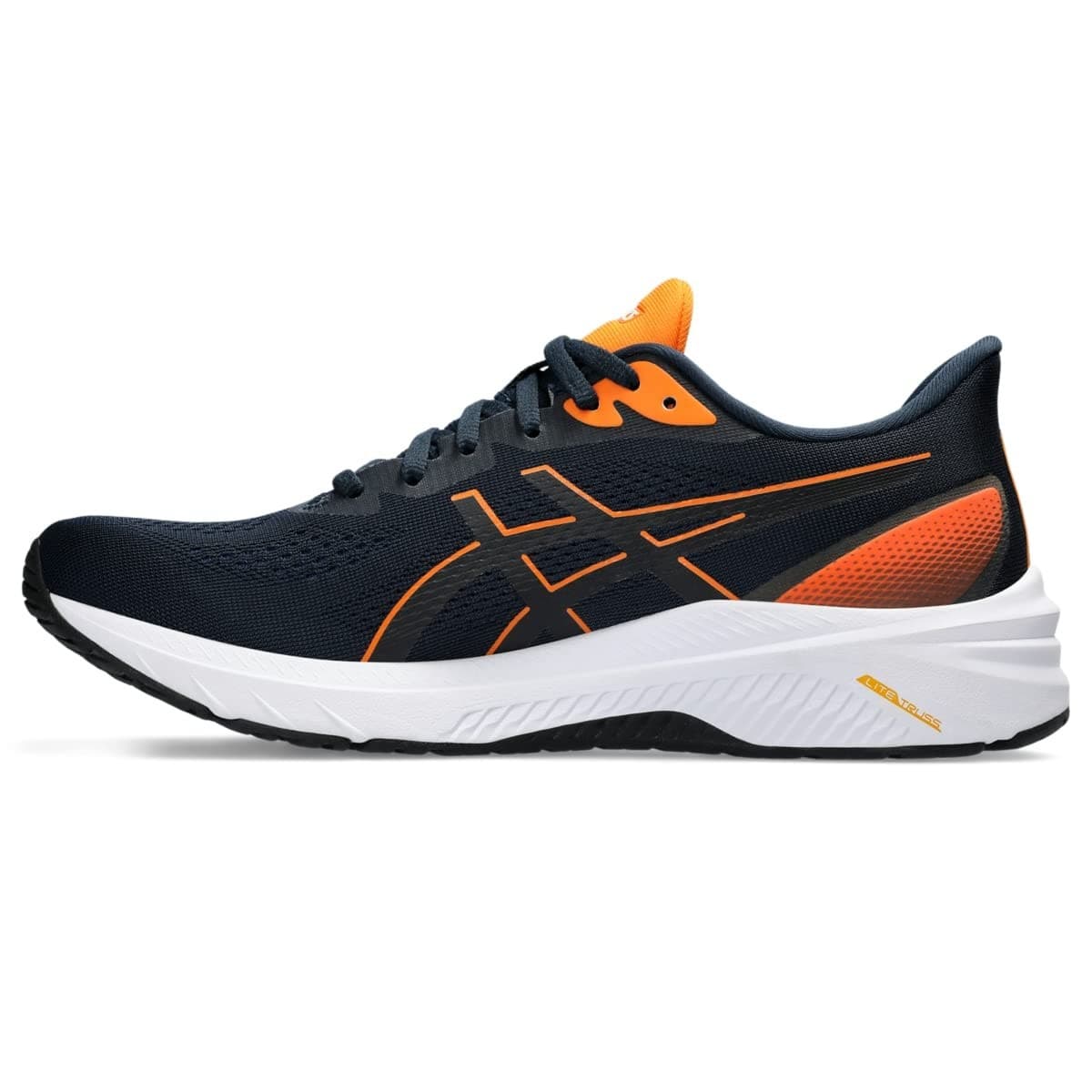 ASICS Men's GT-1000 12 Running Shoes, 14 M , French Blue/Bright Orange - Thumbnail 4