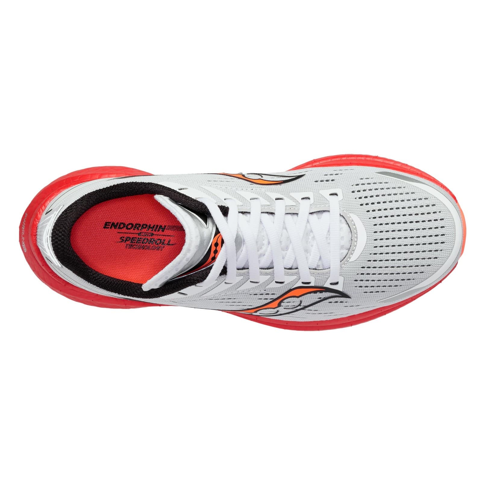 Saucony Endorphin Speed 3 Men's running shoes White/Blck/Vizi, 9.5 M - Thumbnail 7