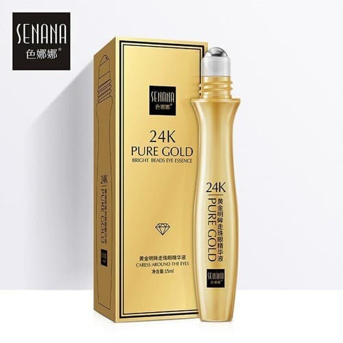 24K Gold Roll-on Puffy Eye Cream Dark Circles Puffiness Anti-Aging Fine Line - Thumbnail 11