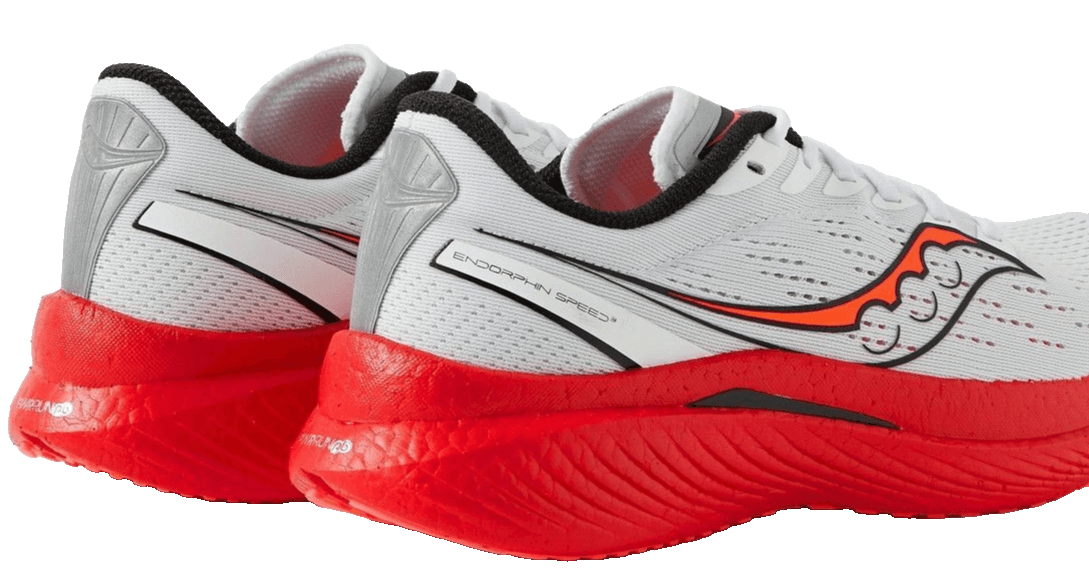 Saucony Endorphin Speed 3 Men's running shoes White/Blck/Vizi, 9.5 M - Thumbnail 8