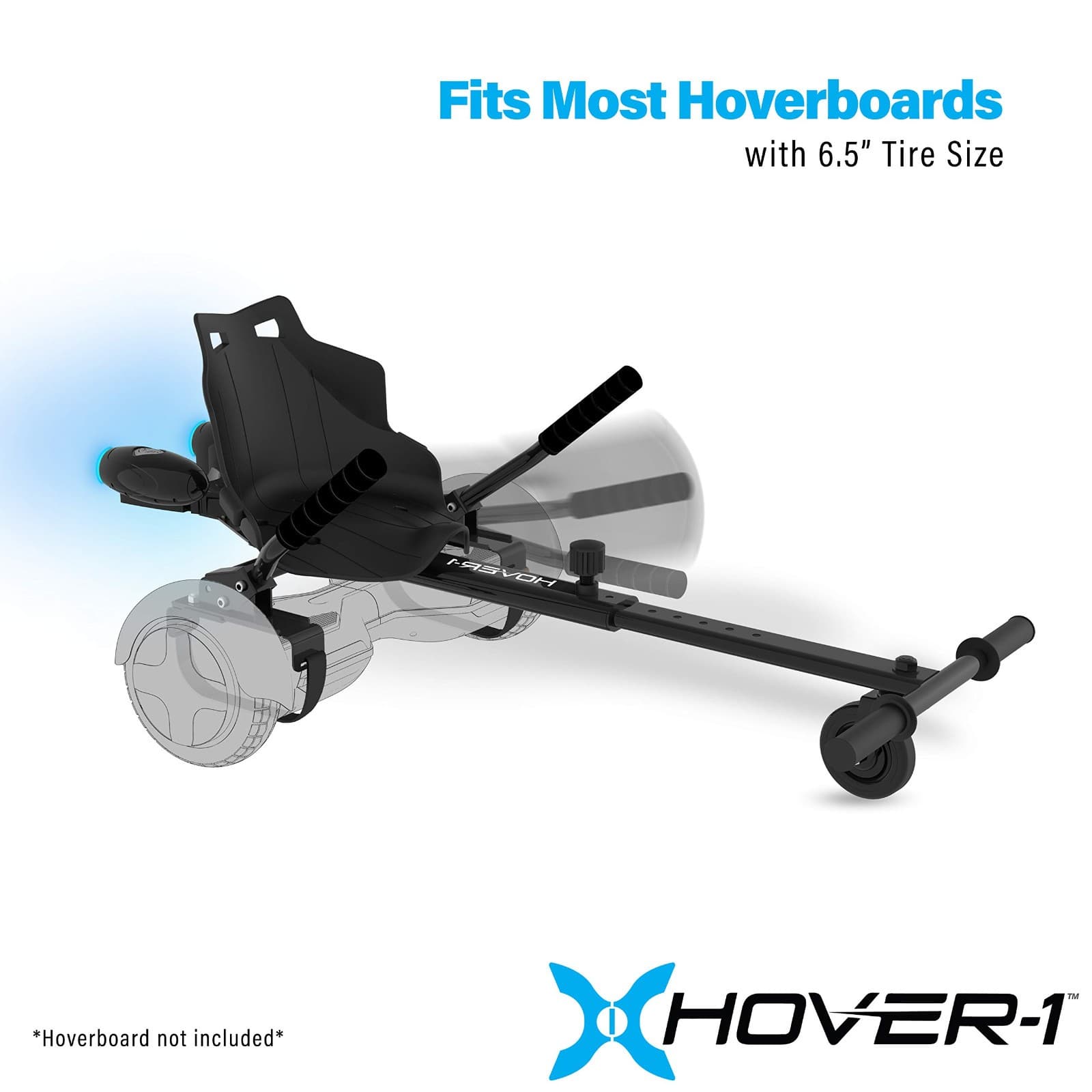 Hover-1 Falcon-1 Buggy Attachment Turbo LED Lights, Compatible 6.5",8" Hoverboar - Thumbnail 2