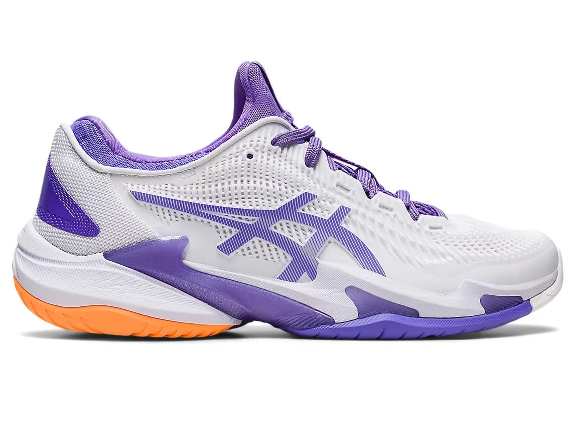 Asics Court FF 3 Clay - SIZE 11.5 - 1042A220 White/Amethyst Men's Shoes - Thumbnail 2