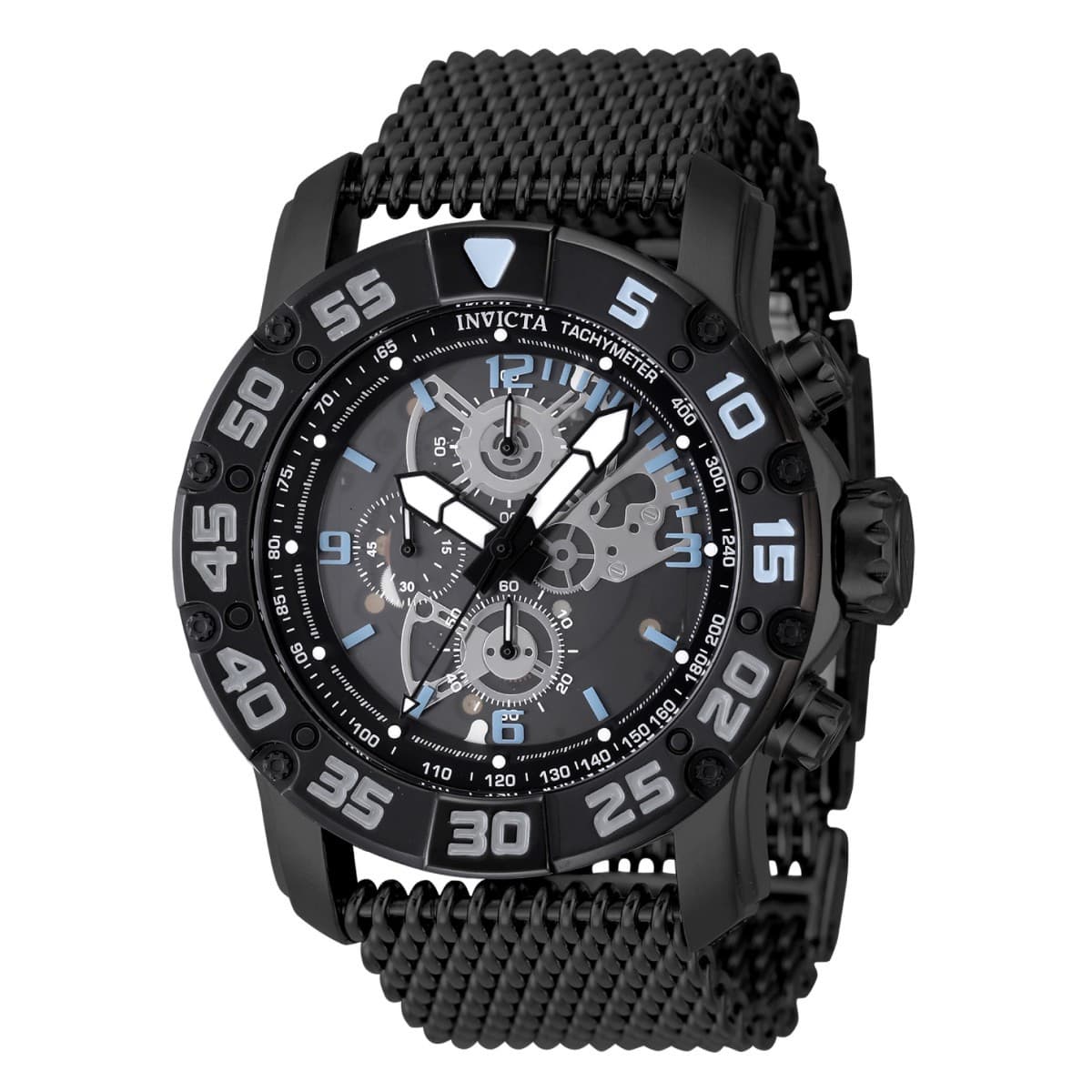 Invicta Racing JM Limited Edition Men’s 48mm Black Blue Stainless Steel Watch - Image 1
