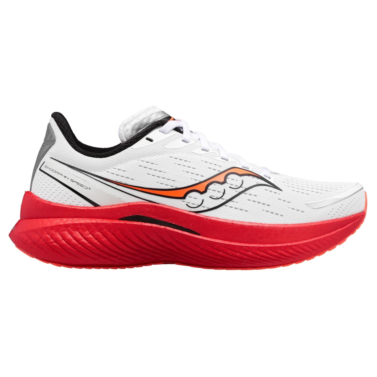 Saucony Endorphin Speed 3 Men's running shoes White/Blck/Vizi, 9.5 M - Thumbnail 2