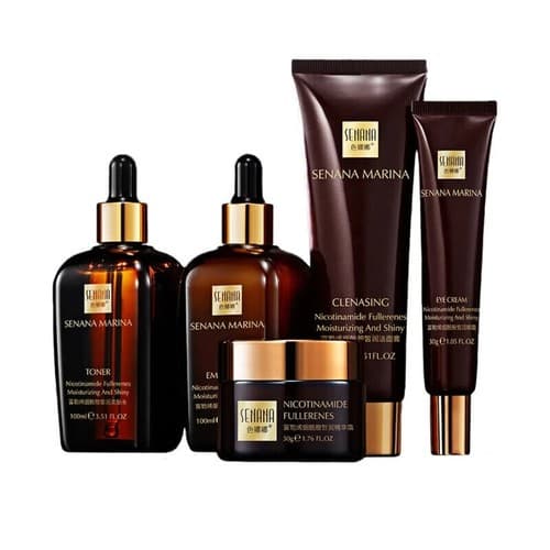 Fullerene Nicotinamide Skin Care Set Moisturizing Hydrating Cream Shrink Pore - Thumbnail 7