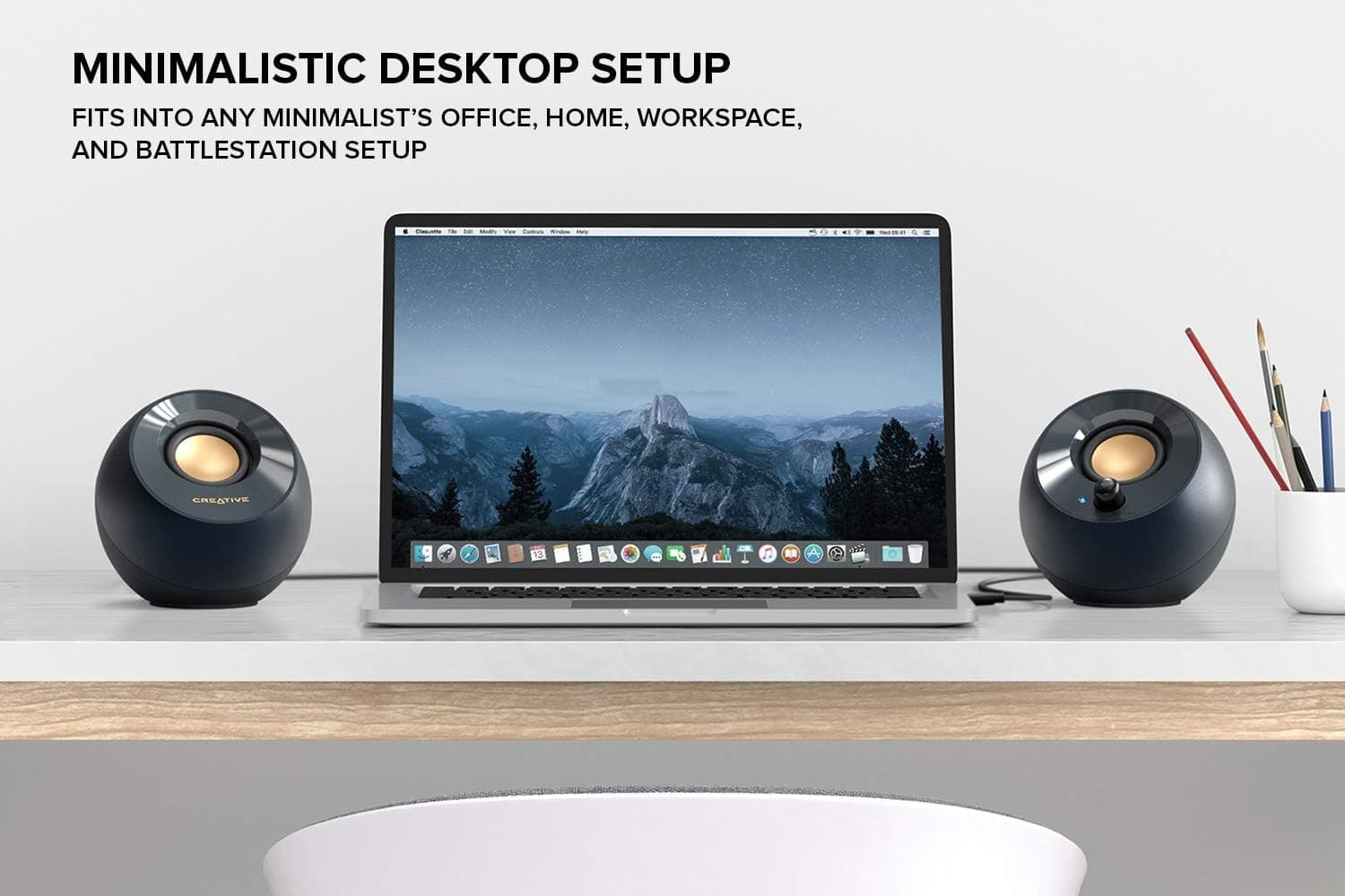 Creative Pebble V2 USB-Powered Desktop Speakers with Far-Field Drivers - Thumbnail 3
