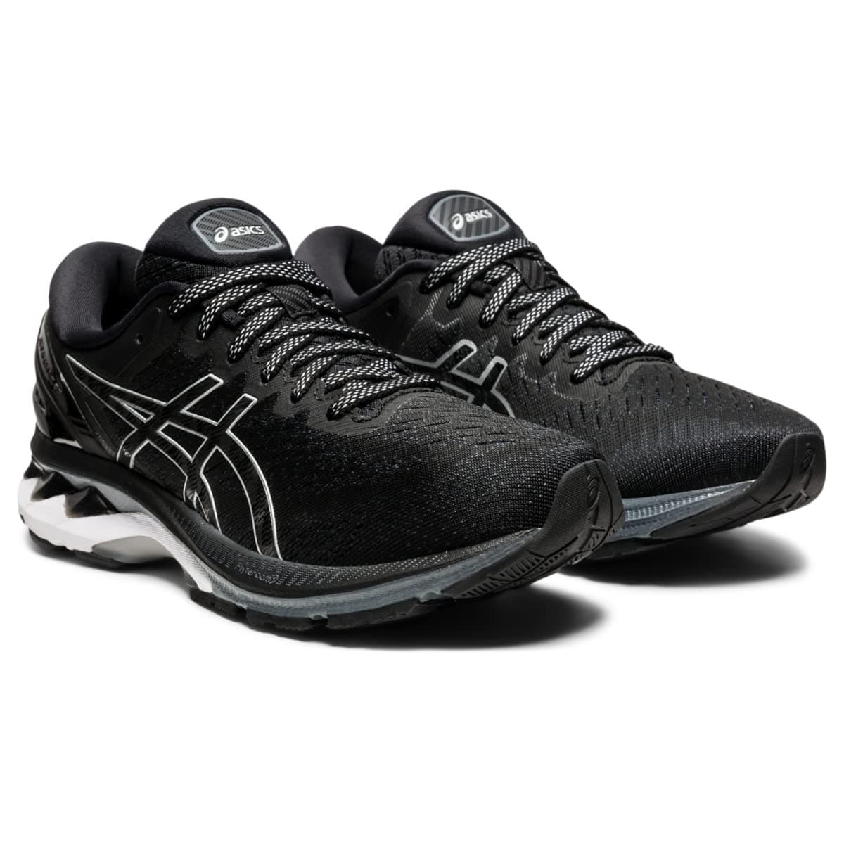 Asics Gel-Kayano 27 Womens Running Shoes Size 9.5 Black/Pure Silver - Image 1