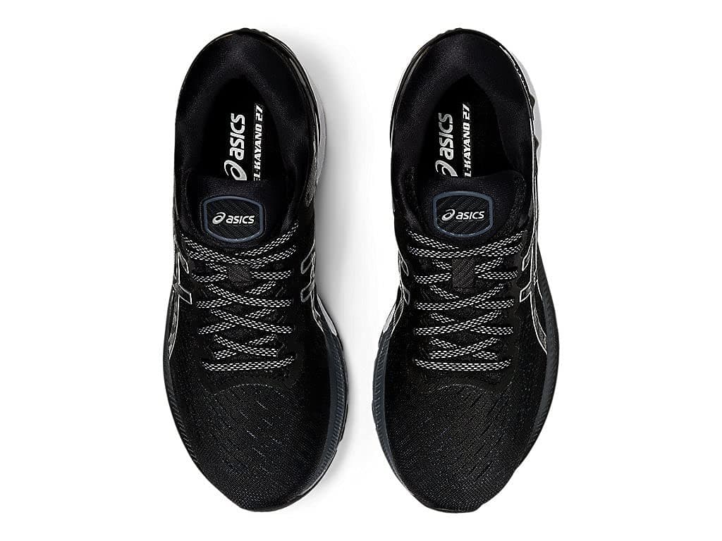Asics Gel-Kayano 27 Womens Running Shoes Size 9.5 Black/Pure Silver - Thumbnail 6