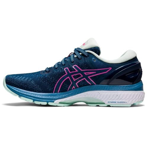 Asics Gel-Kayano 27 Women's Running Shoes Size 9.5 M MAKO Blue/HOT Pink - Thumbnail 4