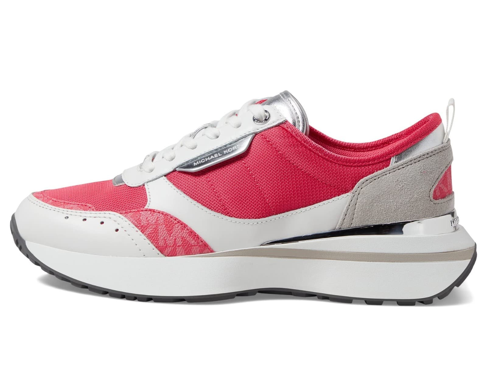 Michael Kors Flynn Nylon and Logo Trainer Geran Multi Trainer Sneaker Size 9.5 M - Thumbnail 2