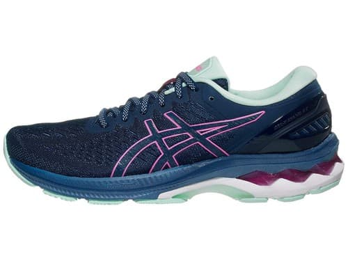 Asics Gel-Kayano 27 Women's Running Shoes Size 9.5 M MAKO Blue/HOT Pink - Thumbnail 3