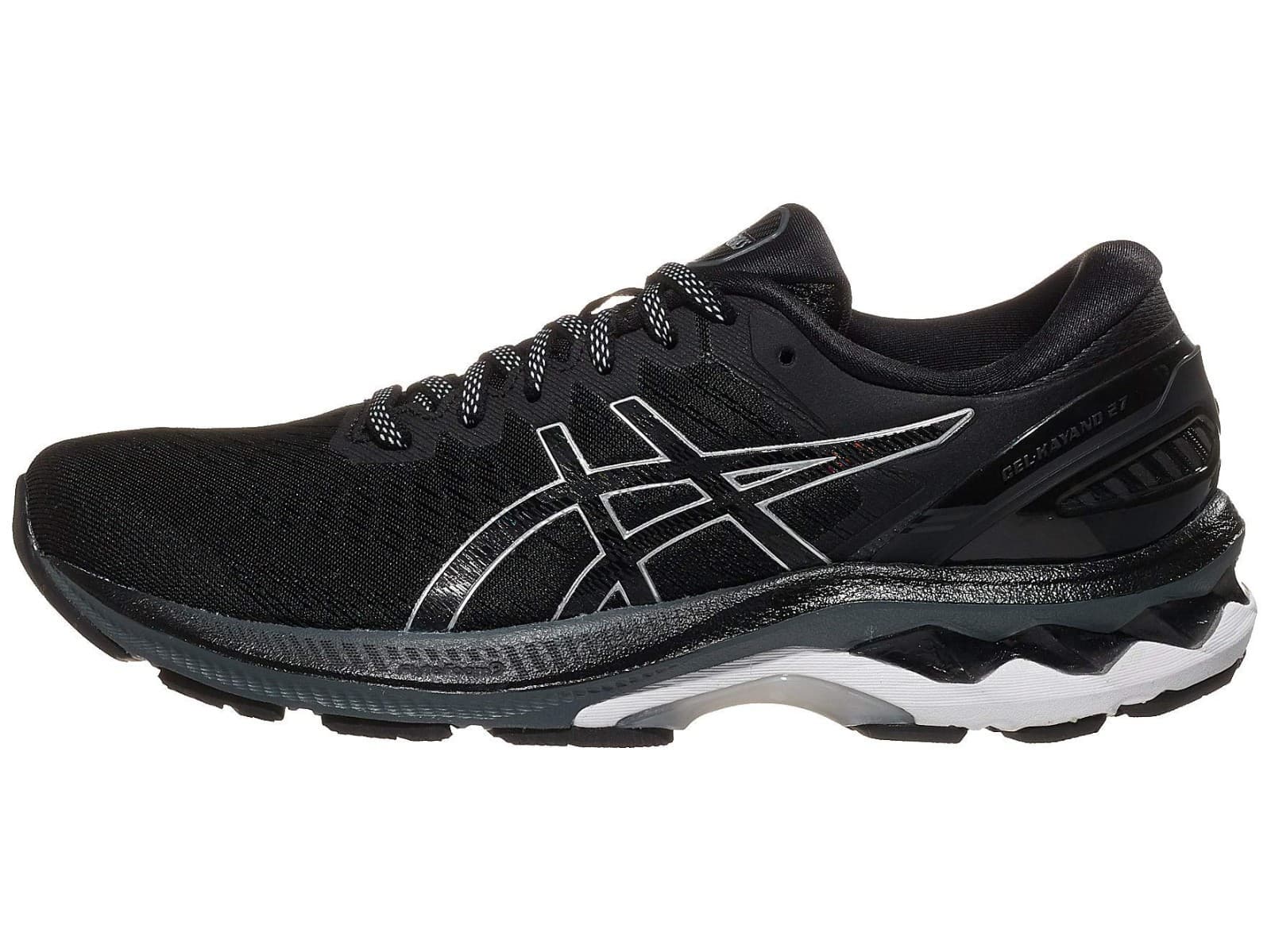 Asics Gel-Kayano 27 Womens Running Shoes Size 9.5 Black/Pure Silver - Thumbnail 4