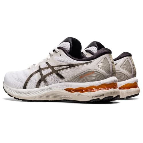 ASICS Men's Gel-Nimbus 23 Running Shoes, White/Oyster Grey 13 M US - Thumbnail 4
