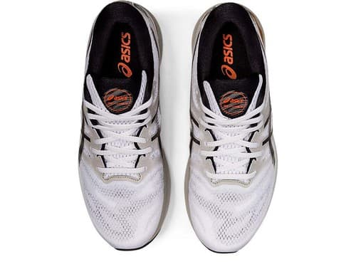 ASICS Men's Gel-Nimbus 23 Running Shoes, White/Oyster Grey 13 M US - Thumbnail 6