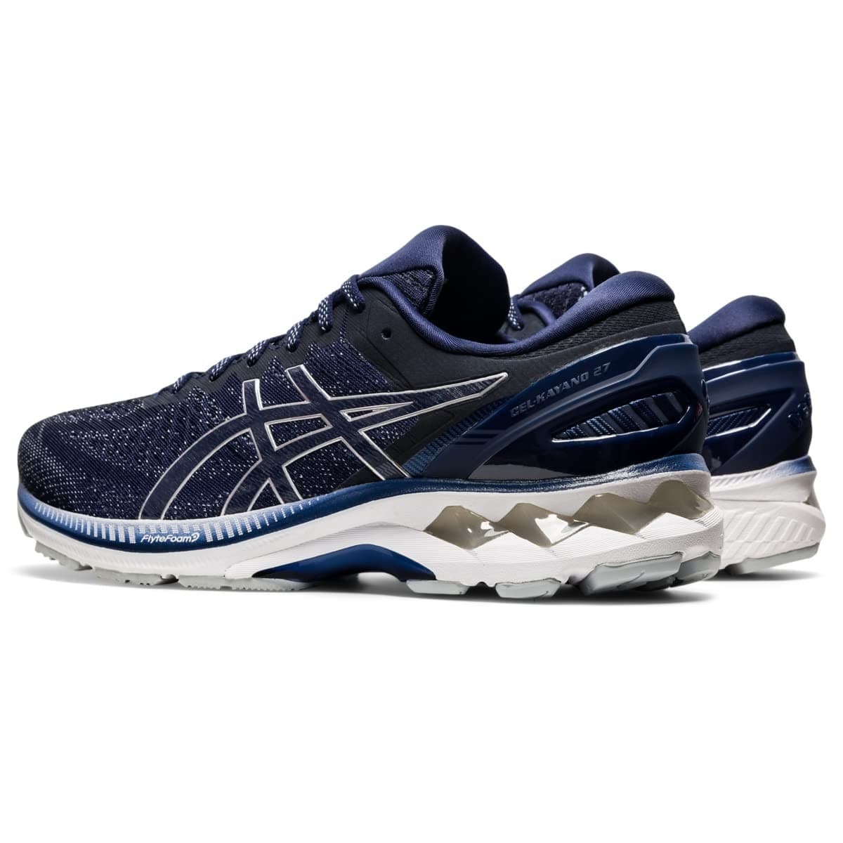 Asics Gel-Kayano 27 Men's Running Shoes Size 8.5 M Peacoat/Piedmont Grey - Thumbnail 5