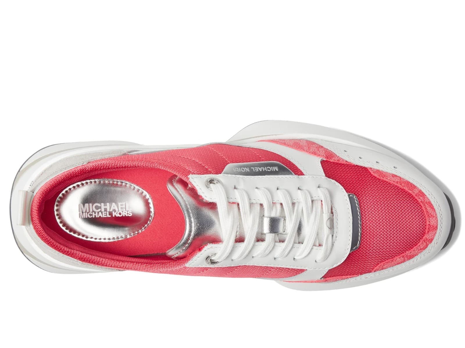 Michael Kors Flynn Nylon and Logo Trainer Geran Multi Trainer Sneaker Size 9.5 M - Thumbnail 5