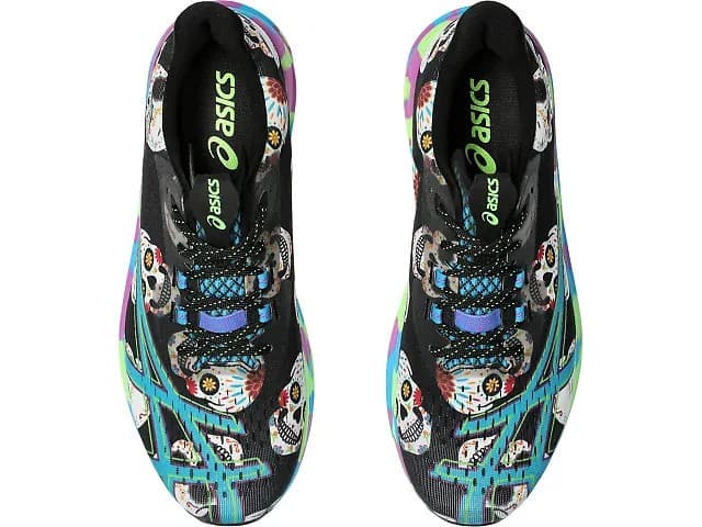 ASICS Noosa TRI 15 Men's Running Shoes Black/Island Blue Size 12 M Skull - Thumbnail 6
