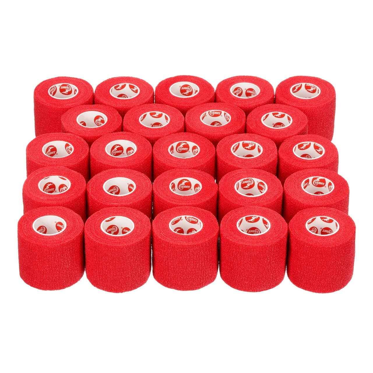 Cramer EcoFlex Stretch Tape Case Red Sport Athletic Bandage Elastic 24 Rolls Red - Thumbnail 3