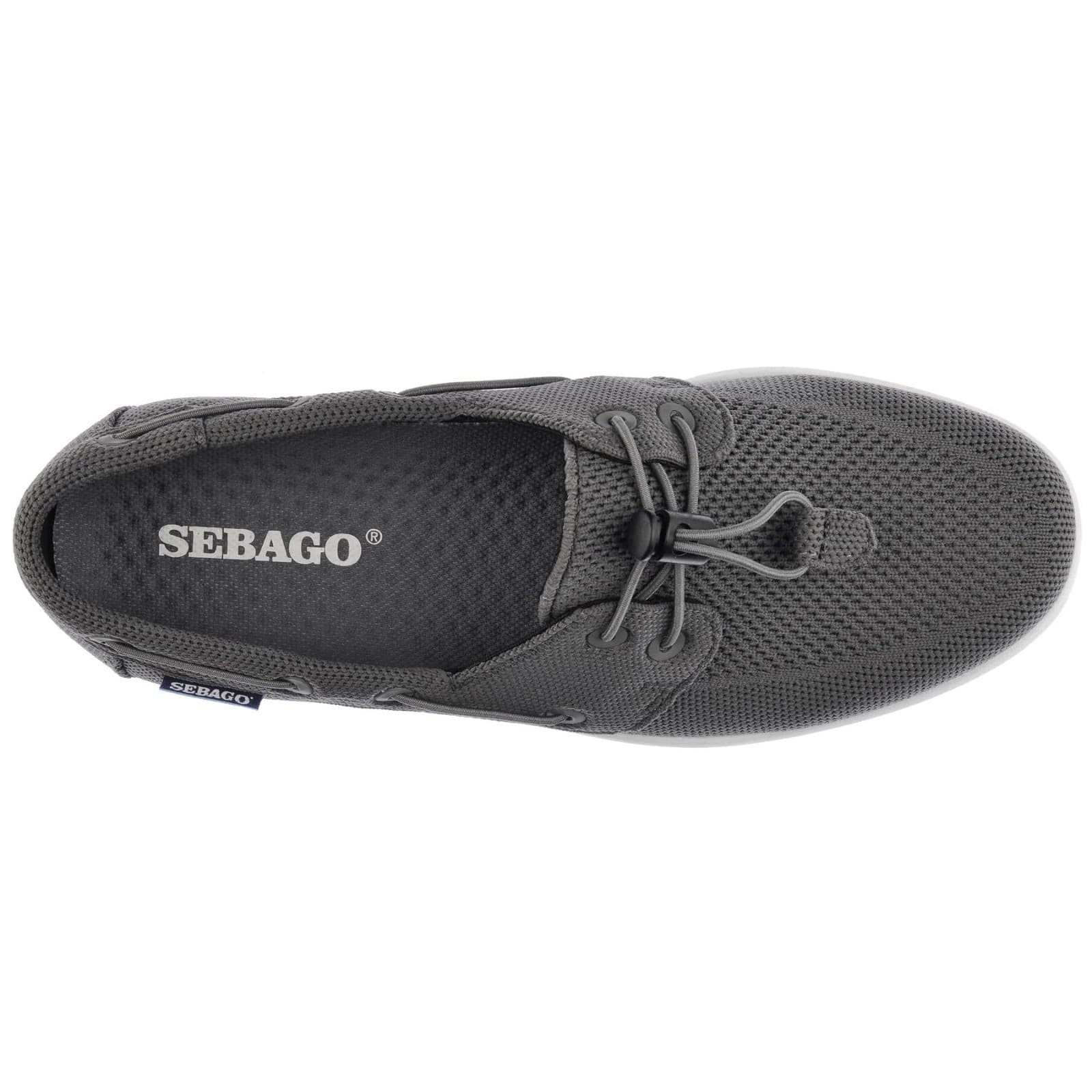 Sebago Monterey Womens Grey Mesh Loafers & Slip Ons Boat Shoes Size 10 M - Thumbnail 4