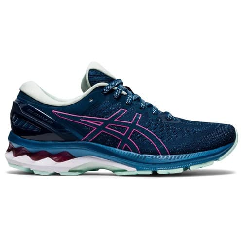 Asics Gel-Kayano 27 Women's Running Shoes Size 10 M MAKO Blue/HOT Pink - Thumbnail 2