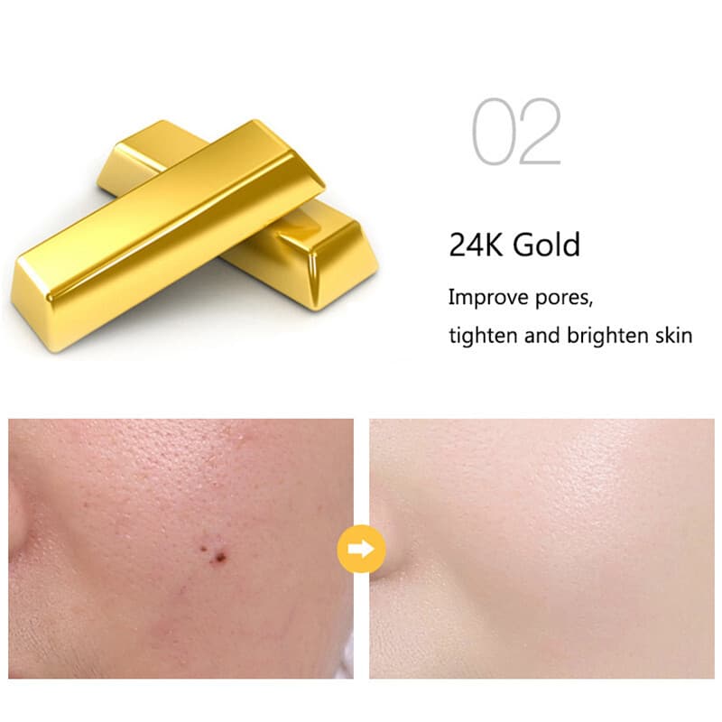 Nicotinamide Liquid 24K Gold Anti Aging Moisturizer with Hyaluronic Acid - Thumbnail 9