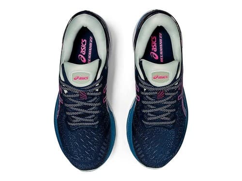 Asics Gel-Kayano 27 Women's Running Shoes Size 10 M MAKO Blue/HOT Pink - Thumbnail 7
