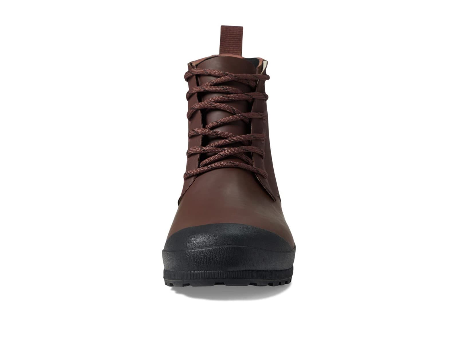 MADEWELL Women's The Lace-Up Lugsole Rain Boot s Dark Cabernet MA442 Shoes 9 - Thumbnail 3