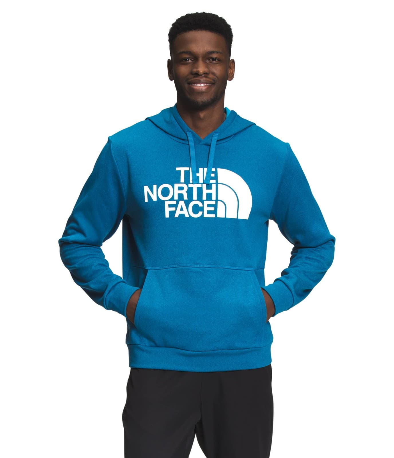 THE NORTH FACE Men's Exploration Fleece Pullover Hoodie, Banff Blue Heather, Med - Thumbnail 2