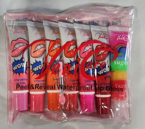 VeniCare lip stain Lip Gloss 6 Colors Peel Off Tint Long Lasting Waterproof - Thumbnail 2