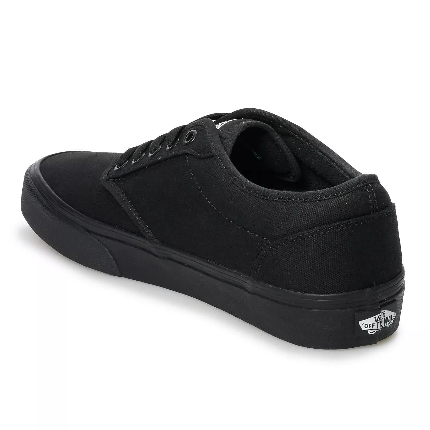 Vans Atwood Black Canvas Men's Skate Shoes - size 8 M - Thumbnail 3