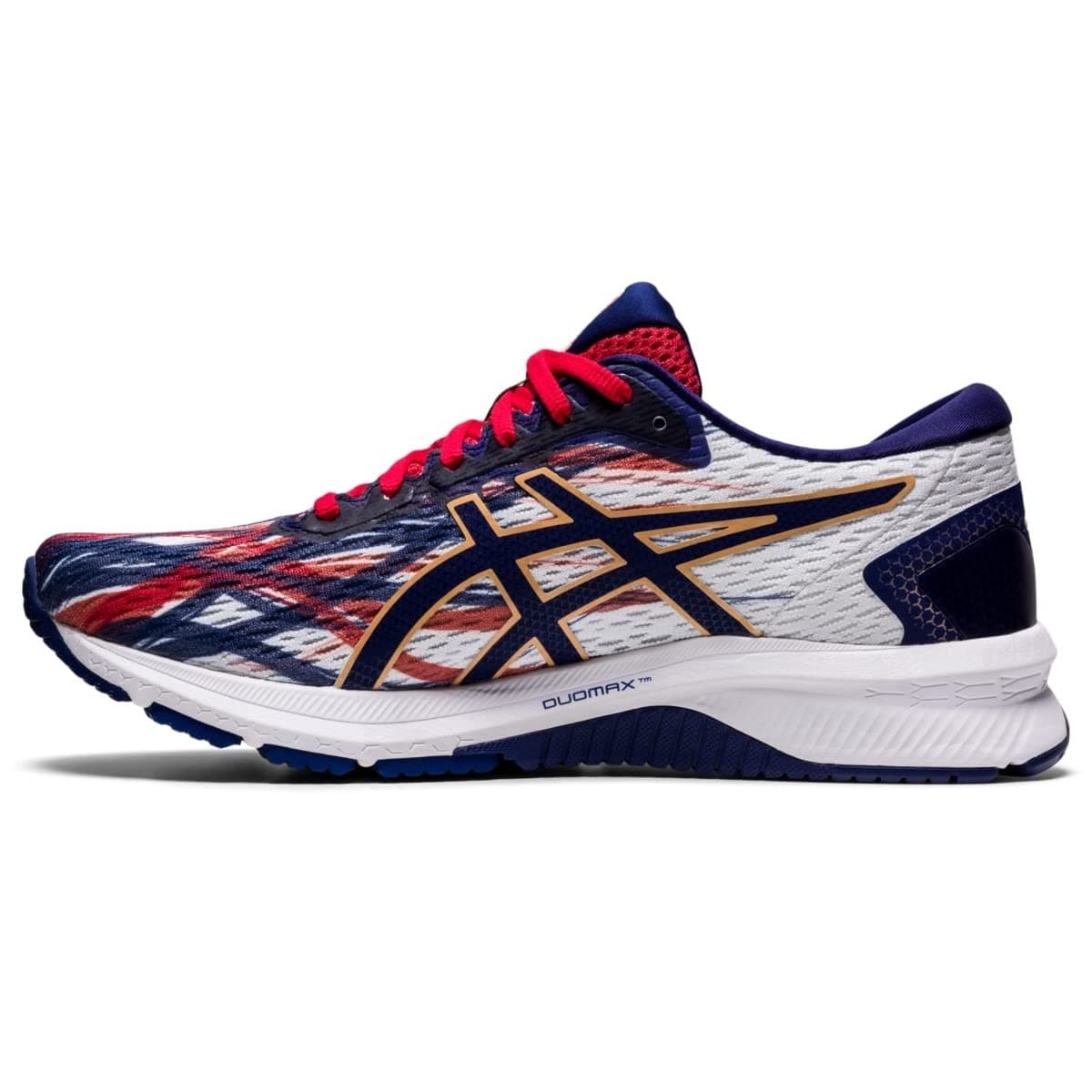 ASICS Men's GT-1000 9 Running Shoes, Size 10, White/Dive Blue - Thumbnail 3