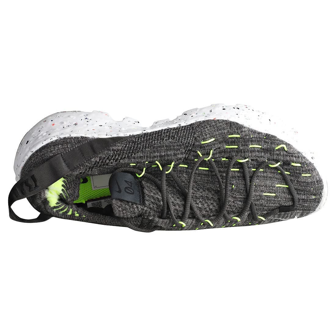 Nike Space Hippie 04 Men Shoes Black/Volt/White/Black CZ6398010 Size 12 M New - Thumbnail 7