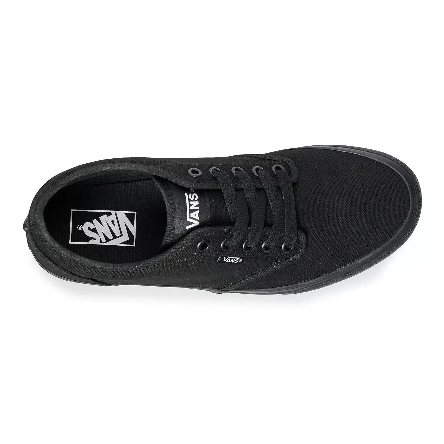 Vans Atwood Black Canvas Men's Skate Shoes - size 8 M - Thumbnail 4