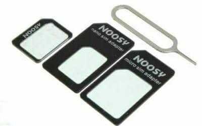 Nano SIM Card Adapter to Micro Standard Converter Set Fit iPhone 5 4S 4 Black 10 - Thumbnail 2