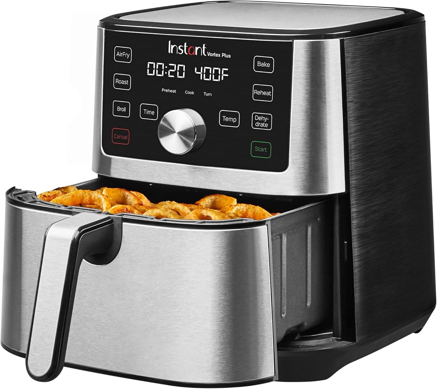 Vortex Plus 6QT XL Stainless Steel Air Fryer - 6-in-1 for Effortless Cooking - Thumbnail 2