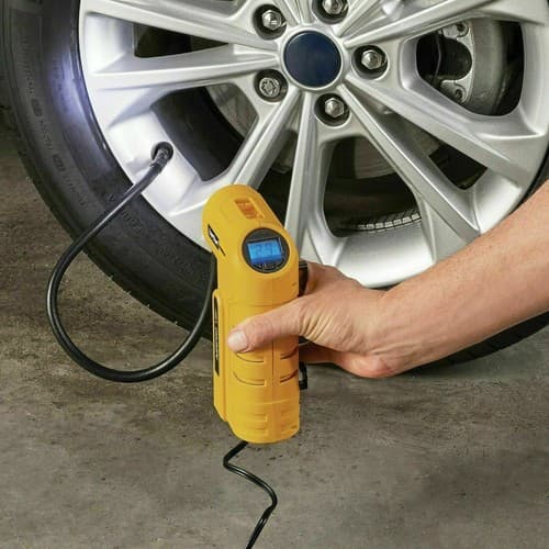 Portable Everstart 120 PSI Digital Handheld Compressor with Work Light (CDC120E) - Thumbnail 3