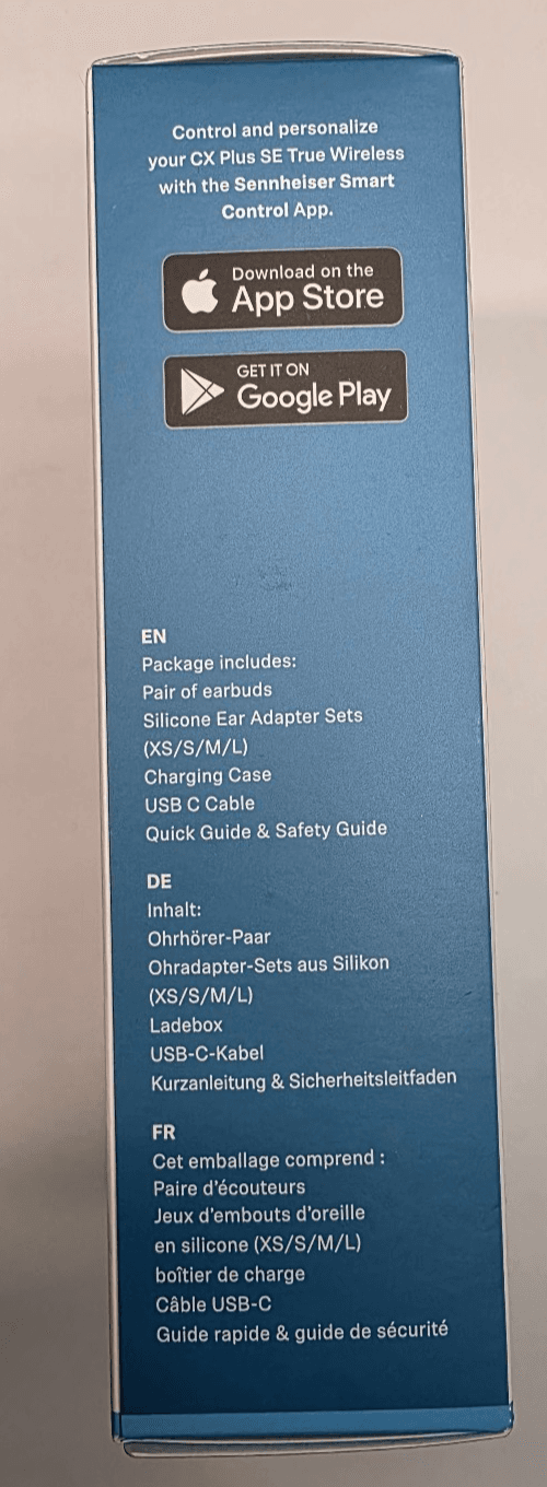 Sennheiser Wireless Earphones CX Plus True Wireless SE Matte Black 24 Hours - Thumbnail 6