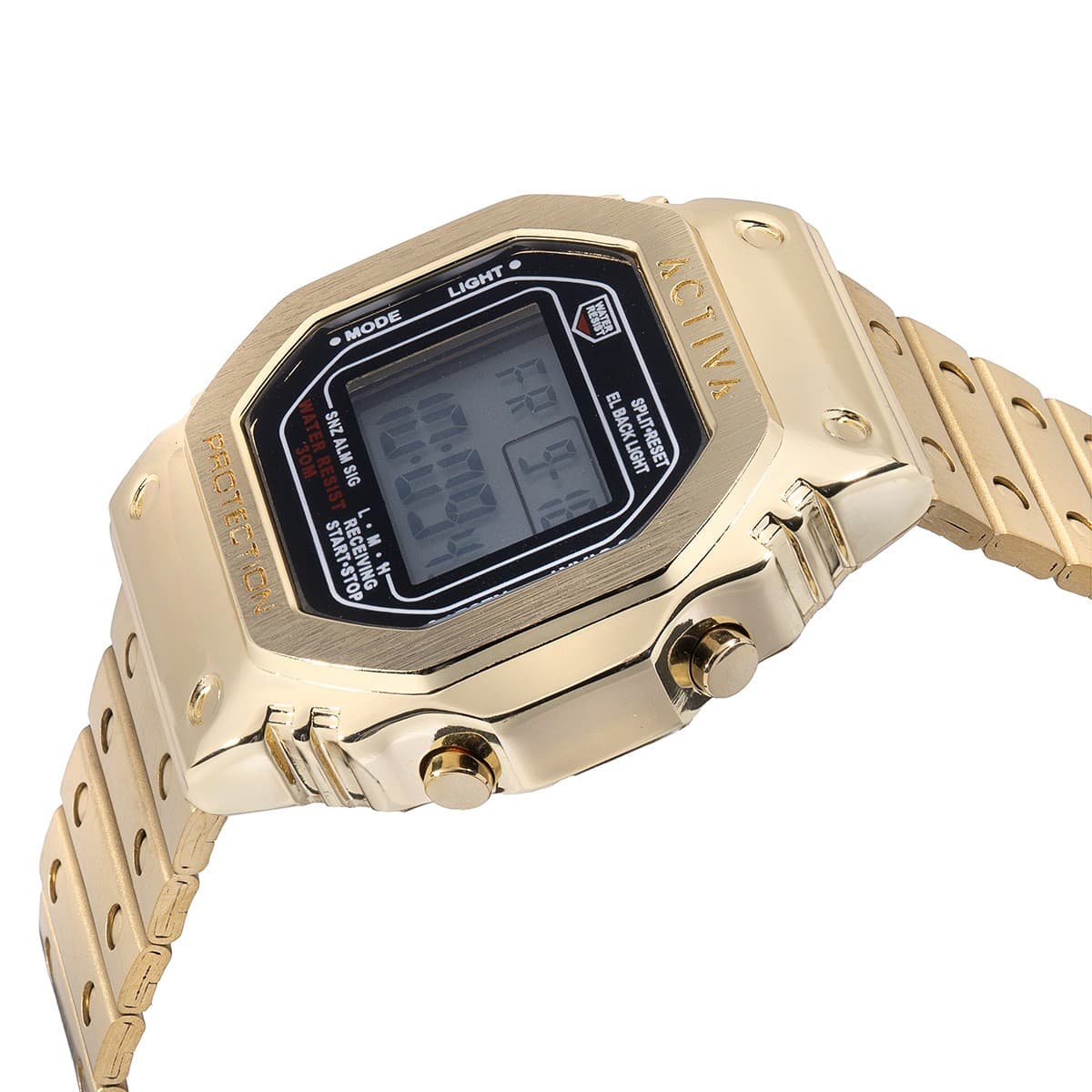 Activa X Invicta Digital Watch 44.5mm Gold ACWM424-002 Unisex - Thumbnail 2