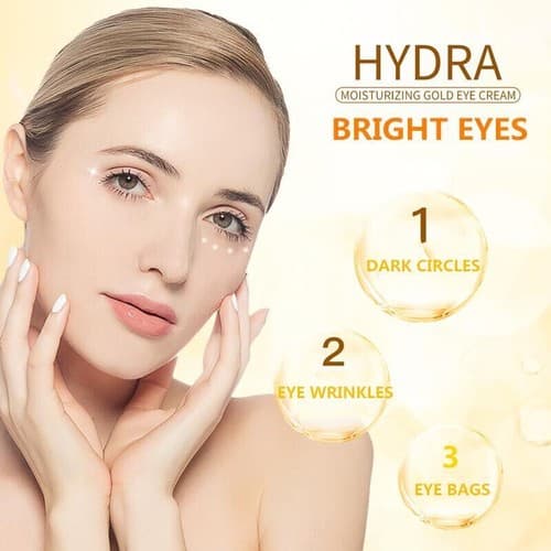 24K Gold Eye Cream Reduce Eye Bags , Puffiness Anti Wrinkle , Aging, Dark Circle - Thumbnail 2